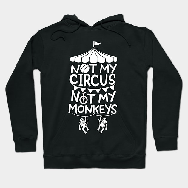 Circus monkeys Hoodie by KAWAIITEE